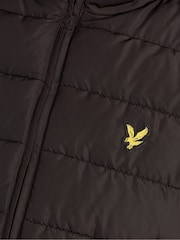 Lyle & Scott Black Hooded Quilted Jacket - Image 6 of 6