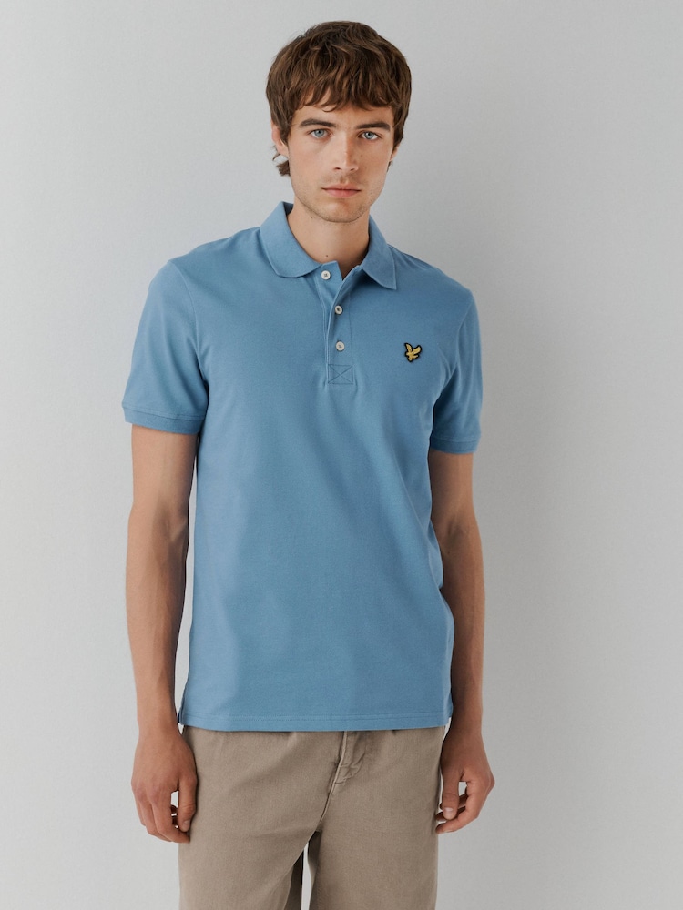 Lyle & Scott Blue Classic Polo T-Shirt - Image 1 of 5