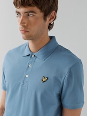 Lyle & Scott Blue Classic Polo T-Shirt - Image 5 of 5