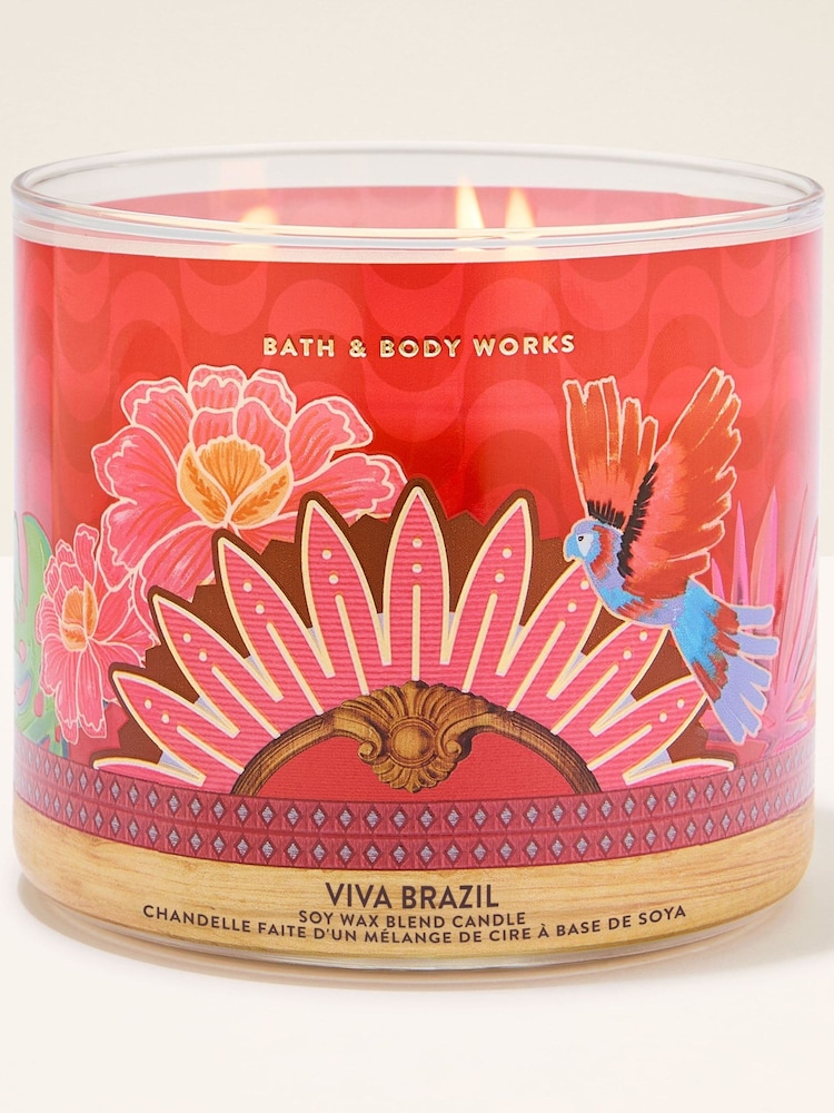 Bath & Body Works Viva Brazil 3 Wick Candle 411g - Image 1 of 3 Bath & Body Works Viva Brazil 3 Wick Candle 411g - Image 1 of 3