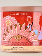 Bath & Body Works Viva Brazil 3 Wick Candle 411g - Image 2 of 3