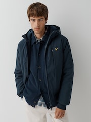 Lyle & Scott Blue Wadded Softshell Jacket - Image 1 of 5