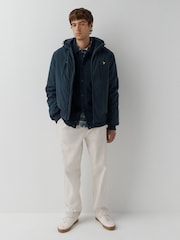 Lyle & Scott Blue Wadded Softshell Jacket - Image 2 of 5