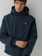 Lyle & Scott Blue Wadded Softshell Jacket - Image 5 of 5