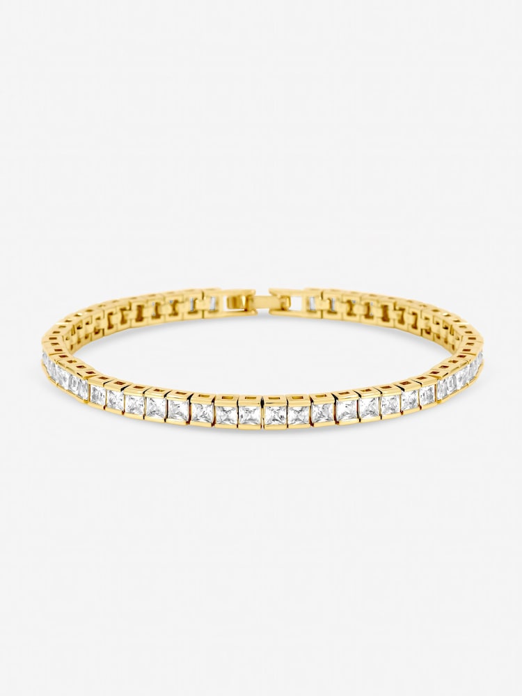 Jon Richard Gold Tone Luxe Tennis Bracelet - Image 1 of 3