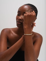 Jon Richard Gold Tone Luxe Tennis Bracelet - Image 3 of 3