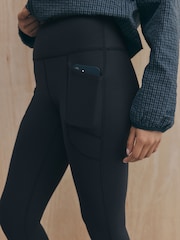 self. Black Thermal Leggings - Image 4 of 5
