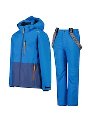 CMP Blue Colourblock Waterproof Ski Jacket And Trousers Set - Image 3 of 3