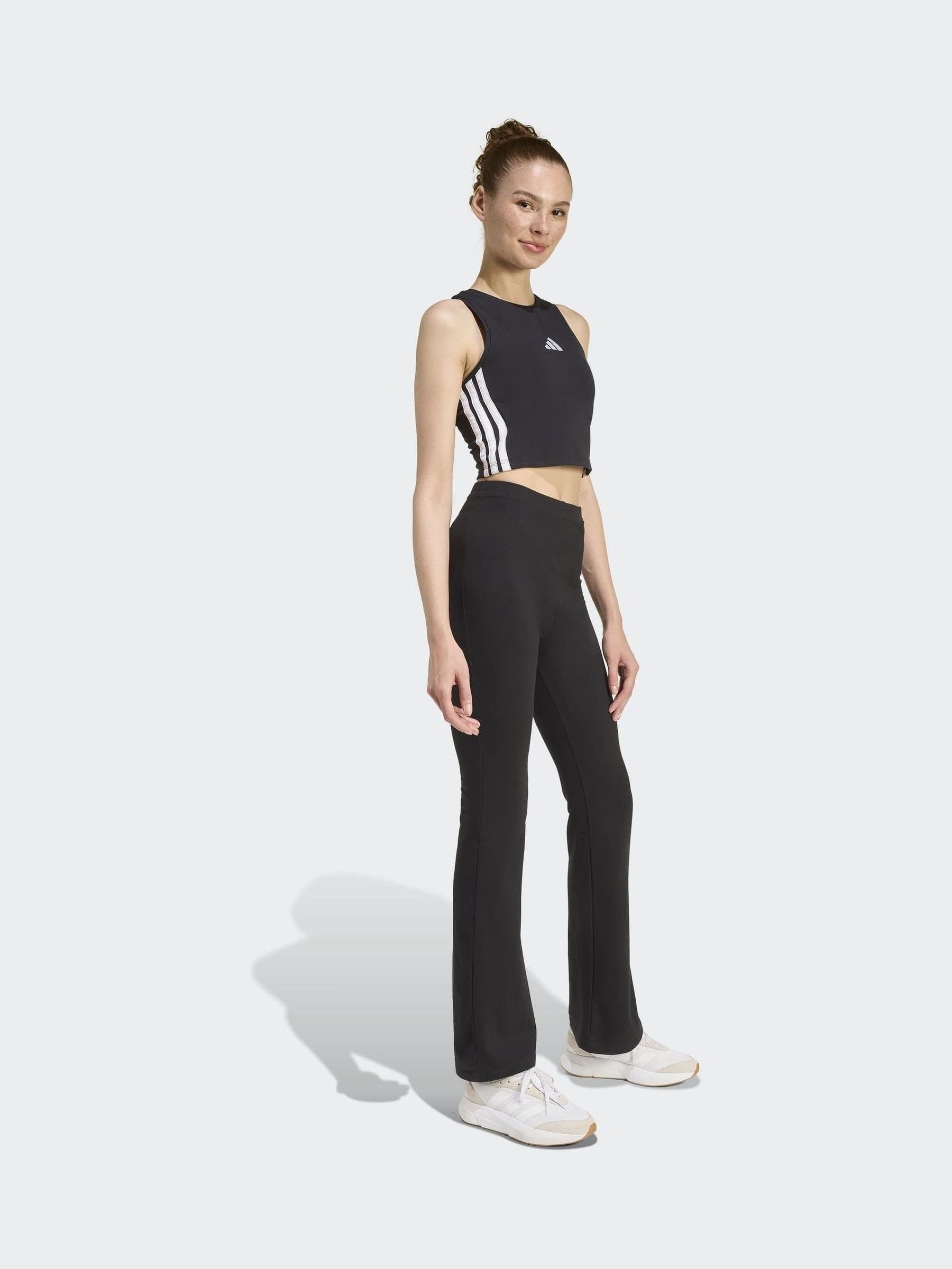 Buy adidas Black Essentials 3-Stripes Padded Tank Top from Next USA