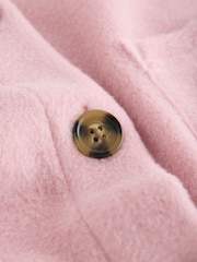 Pink Cord Collared Fleece Shacket - Image 2 of 3