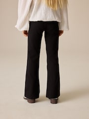 Black/Silver Star Stud Flare Leggings (3-16yrs) - Image 3 of 5