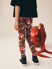 Red Christmas Leggings (3-16yrs) - Image 3 of 4