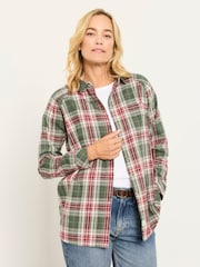 FatFace Bessie Green Check Shirt - Image 1 of 6
