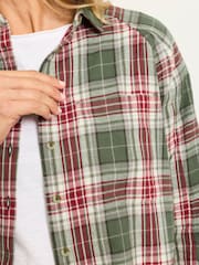 FatFace Bessie Green Check Shirt - Image 3 of 6