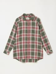 FatFace Bessie Green Check Shirt - Image 6 of 6