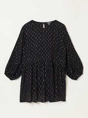 FatFace Stella Black Metallic Tunic - Image 6 of 7