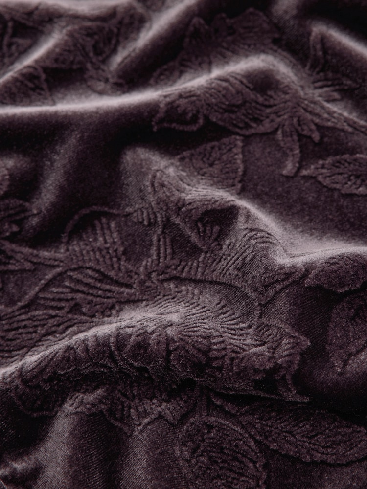 Chocolate Brown Wide Leg Floral Embossed Trousers - Image 7 of 7 Chocolate Brown Wide Leg Floral Embossed Trousers - Image 7 of 7
