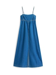 Tommy Jeans Chambray Spaghetti Strap Slim Maxi Dress - Bild 5 von 5