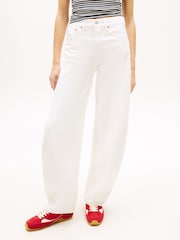 Tommy Jeans Mid Rise Twist Seam Barrel Leg Jeans - Imaginea 1 din 6