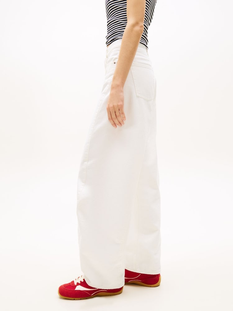 Tommy Jeans Mid Rise Twist Seam Barrel Leg Jeans - Imaginea 2 din 6