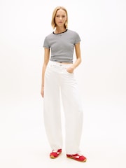 Tommy Jeans Mid Rise Twist Seam Barrel Leg Jeans - Imaginea 3 din 6