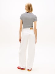 Tommy Jeans Mid Rise Twist Seam Barrel Leg Jeans - Imaginea 4 din 6