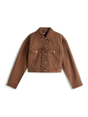 Tommy Jeans Oversize-Truckerjacke aus gewaschenem Canvas - Bild 5 von 5