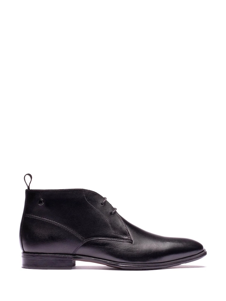Base London Black Archer Chukka Leather Boots - Image 1 of 4
