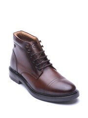 بني - Base London Foster Toe Cap Boot - صورة 3 من 4