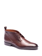 Base London Brown Archer Chukka Leather Boots - Image 2 of 4