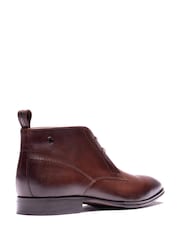 Base London Brown Archer Chukka Leather Boots - Image 3 of 4