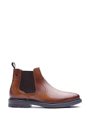 Base London Tan Roebuck Chelsea Leather Boots - Image 1 of 6