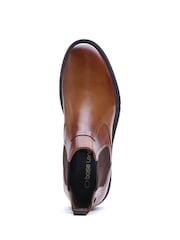 Base London Tan Roebuck Chelsea Leather Boots - Image 4 of 6