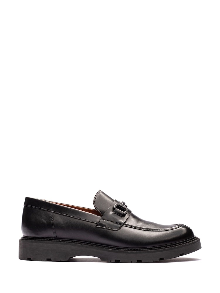 Base London Black Rouge Leather Loafers - Image 1 of 1
