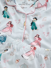Blue Disney Princess Jersey Button Through Pyjamas (9mths-10yrs) - Image 6 of 7