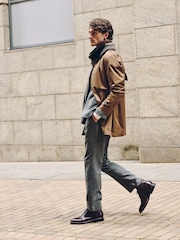 Tan Brown Toecap Leather Boots - Image 2 of 2