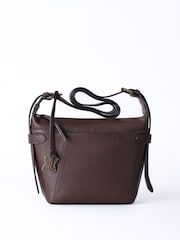 Lakeland Leather Brown Newby Cross-Body Bag - Image 3 of 9