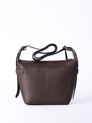 Lakeland Leather Brown Newby Cross-Body Bag - Image 4 of 9