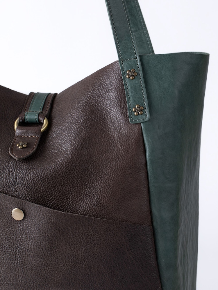 Lakeland Leather Brown Hartsop Leather Tote Bag - Image 5 of 5 Lakeland Leather Brown Hartsop Leather Tote Bag - Image 5 of 5