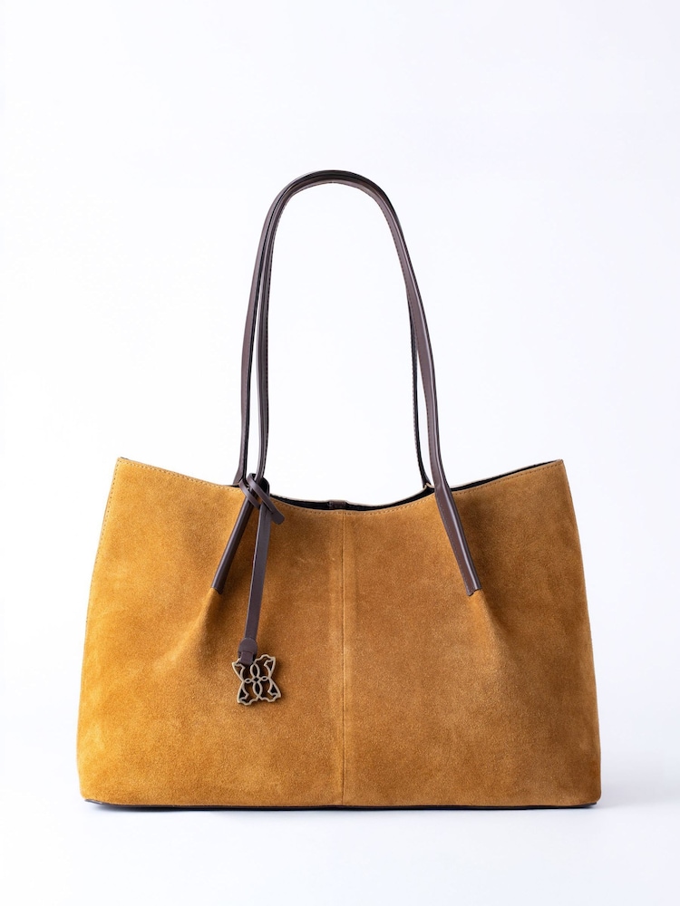 Lakeland Leather Cognac Mirehouse Tote Bag - Image 1 of 7