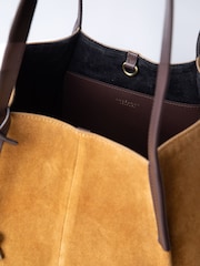 Lakeland Leather Cognac Mirehouse Tote Bag - Image 3 of 7
