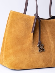 Lakeland Leather Cognac Mirehouse Tote Bag - Image 4 of 7