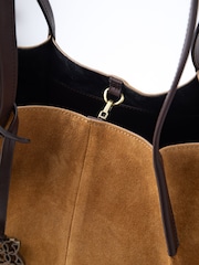 Lakeland Leather Cognac Mirehouse Tote Bag - Image 5 of 7