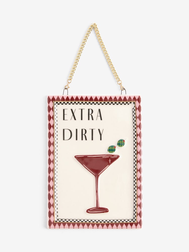Pink/Red Extra Dirty Hanging Decoration - Image 1 of 1 Pink/Red Extra Dirty Hanging Decoration - Image 1 of 1