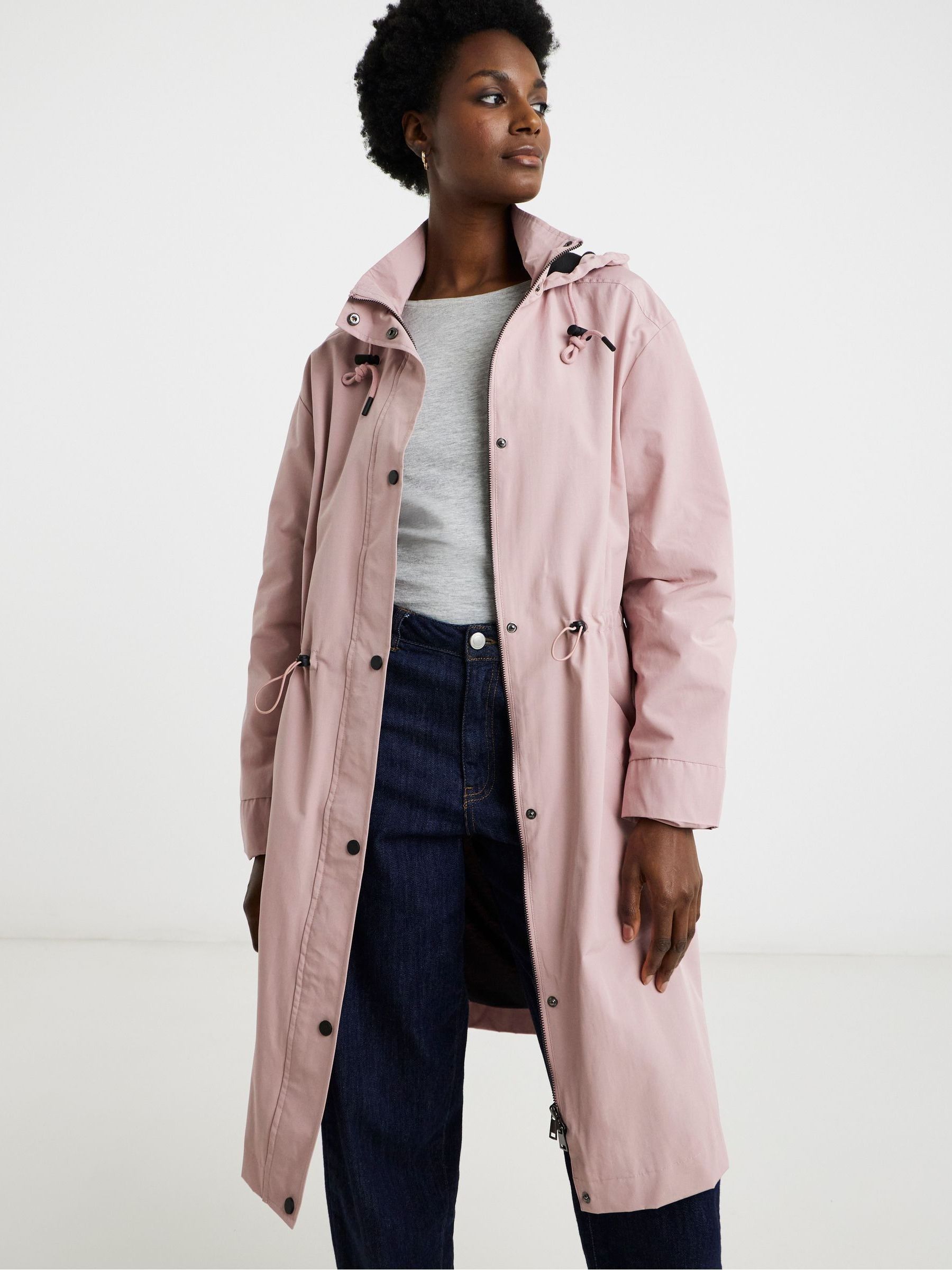 ジャケット・アウター MELTON INKJET ROSE PHOTO BIGCHESTER COAT Buy JD Williams Pink Shower Resistant Raincoat from Next Australia