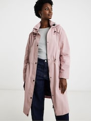 JD Williams Pink Shower Resistant Raincoat - Image 1 of 4