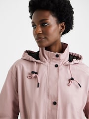 JD Williams Pink Shower Resistant Raincoat - Image 3 of 4