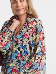 JD Williams Multi Shirred Georgette Blouse - Image 4 of 4