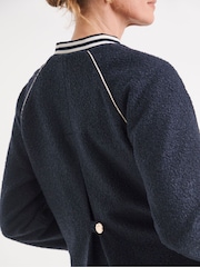 JD Williams Blue Bloucle Varsity Jacket - Image 4 of 4