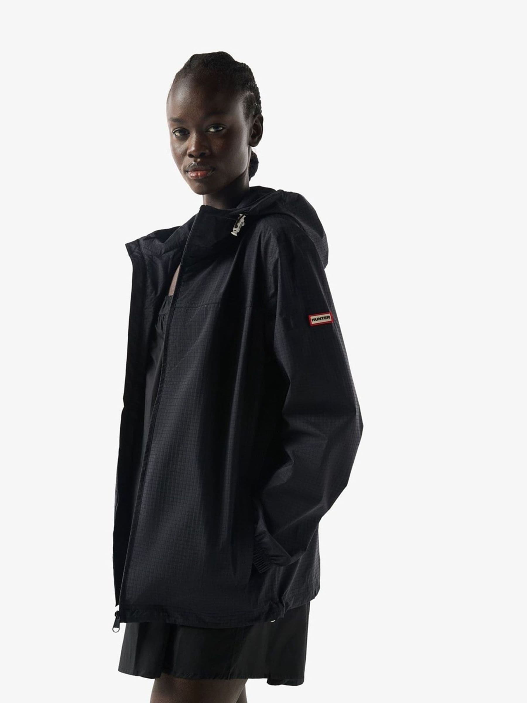 Hunter Packable Rain Jacket - Black - Xsl - Image 5